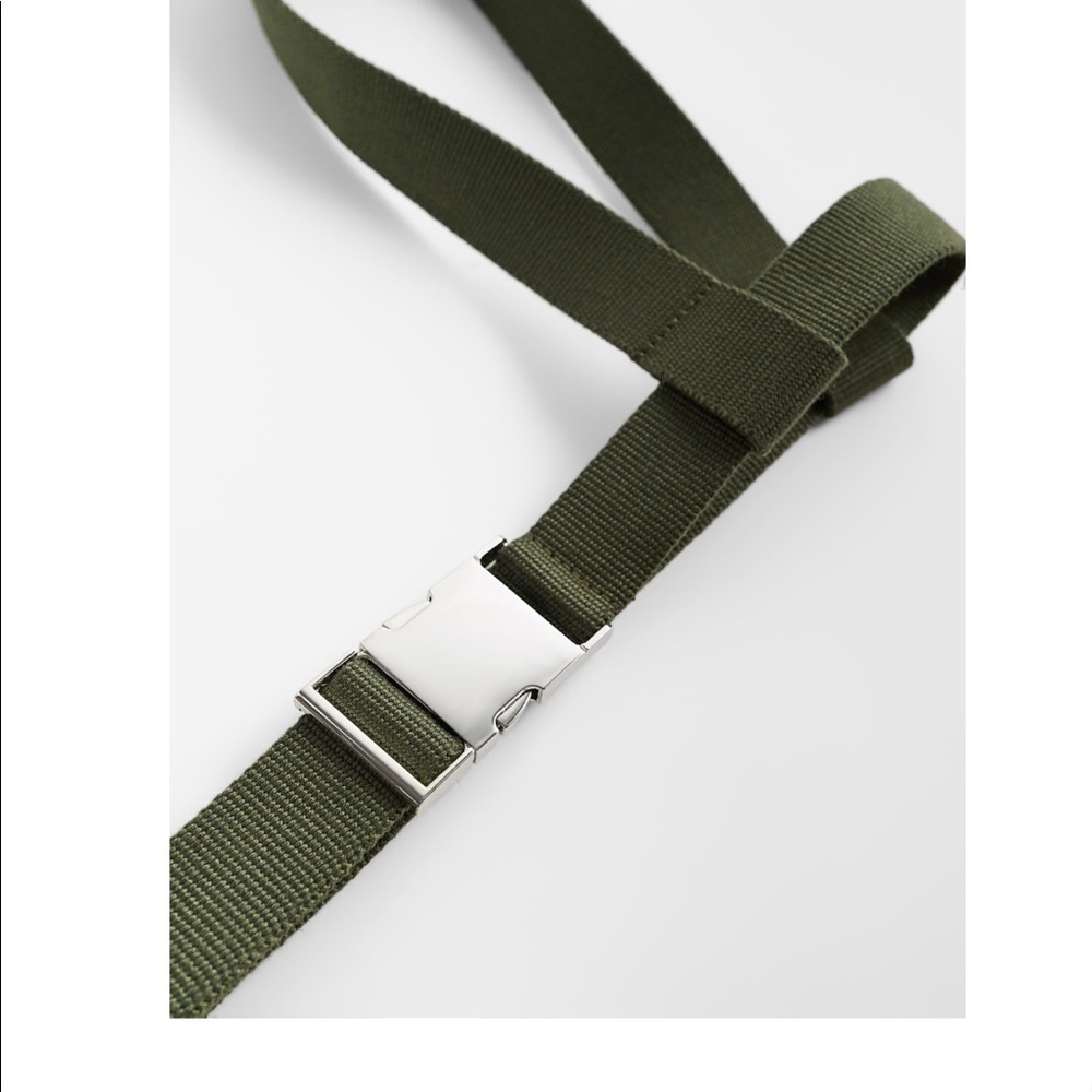 Zara Green Harness Buckle Belt - Picture 5 of 8